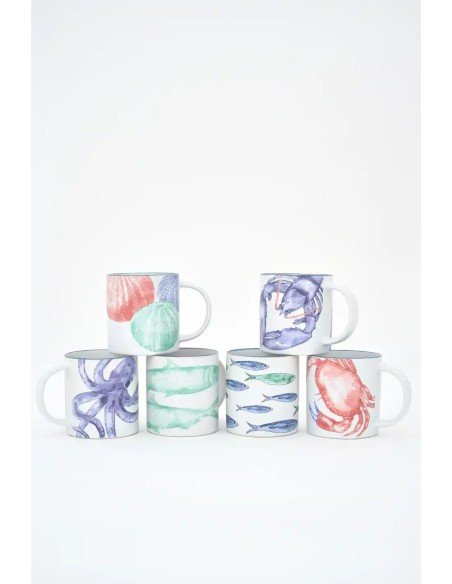  mug de gres pulpo