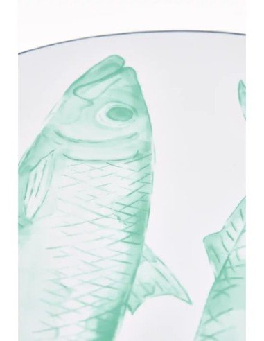  plato grande gres peces 