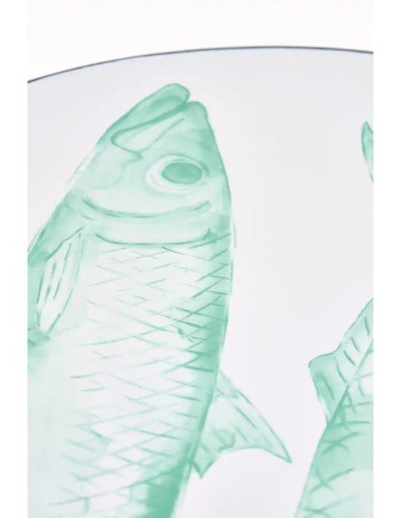  plato grande gres peces 