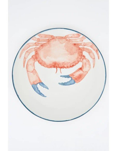 plato grande gres cangrejo 