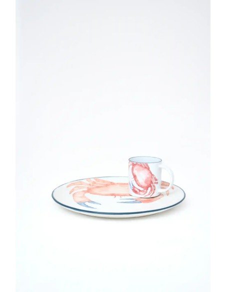  plato grande gres cangrejo 