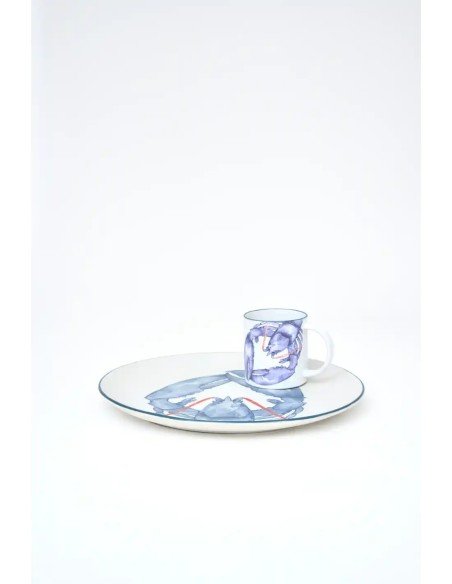  plato grande gres langosta 