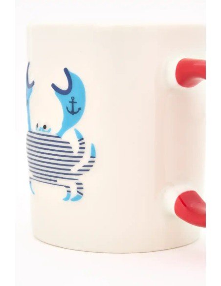  taza ceramica cangrejo 