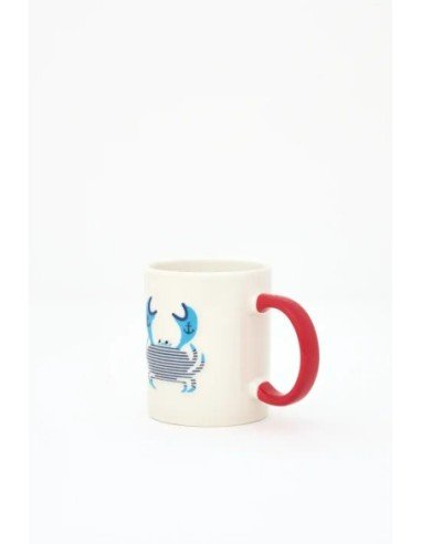  taza ceramica cangrejo 