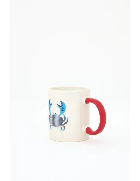  taza ceramica cangrejo 