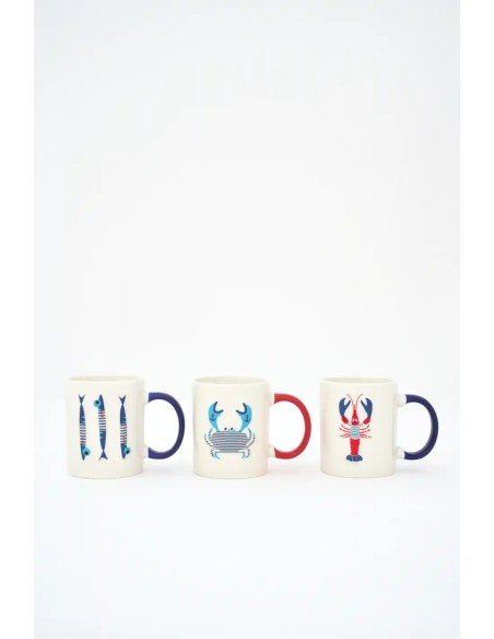  taza ceramica cangrejo