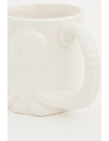  taza gres relieve pulpo 