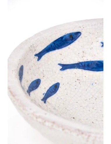  Plato en terracotta pared 