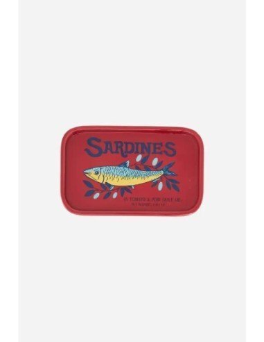 Plato vintage sardinas de dolomita - Rojo 