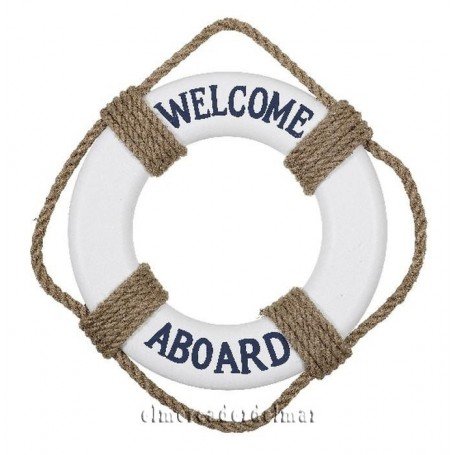 Salvavidas náutico Welcome Aboard