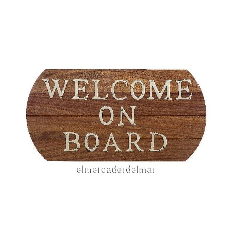 Plafón náutico Welcome on board