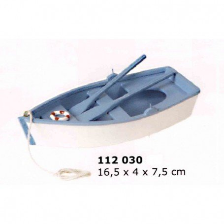 BARQUITA DE PESCA CON REMOS