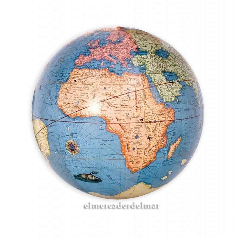 Globo terráqueo del Mapamundi