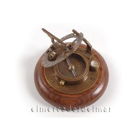 Reloj solar náutico con brújula Reloj solar náutico con brújula