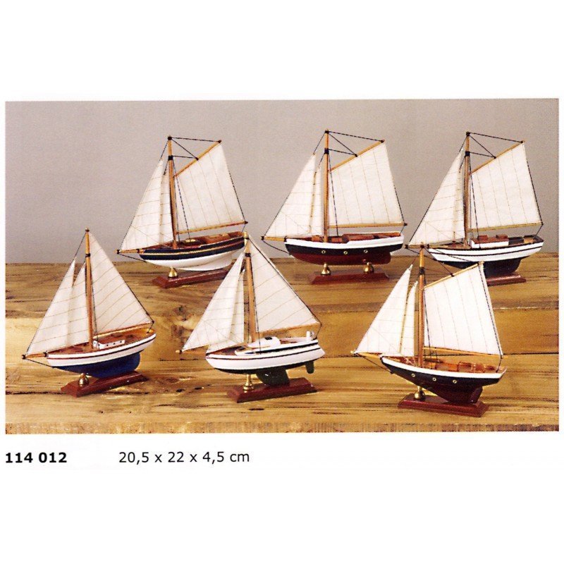 MAQUETA VELERO MINIATURA NÁUTICA