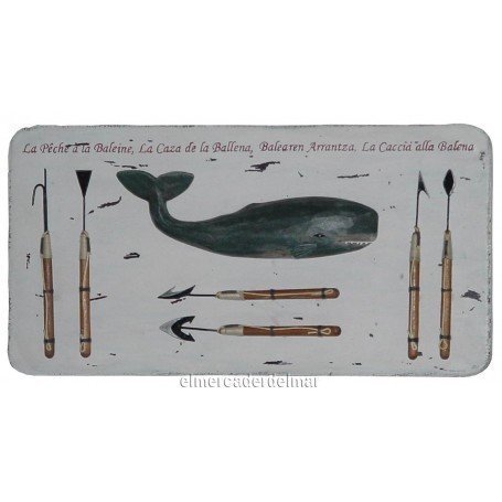 Cuadro náutico ballena