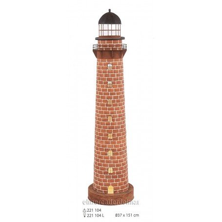 Faro náutico en hojalata