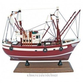 Barco maqueta pesquero marinero