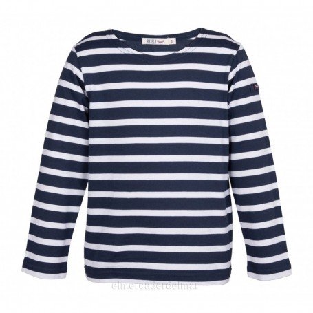 Camiseta marsellesa náutica de niña y niño