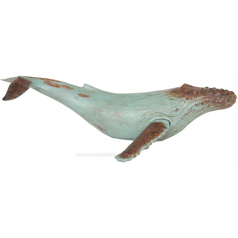 Figura náutica decorativa, ballena