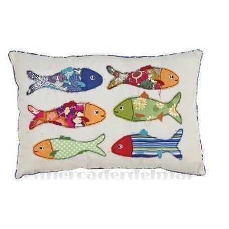 Cojín peces de colores