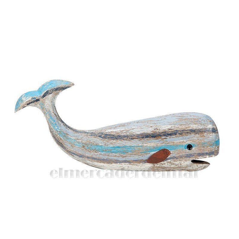 Ballena marinera de madera
