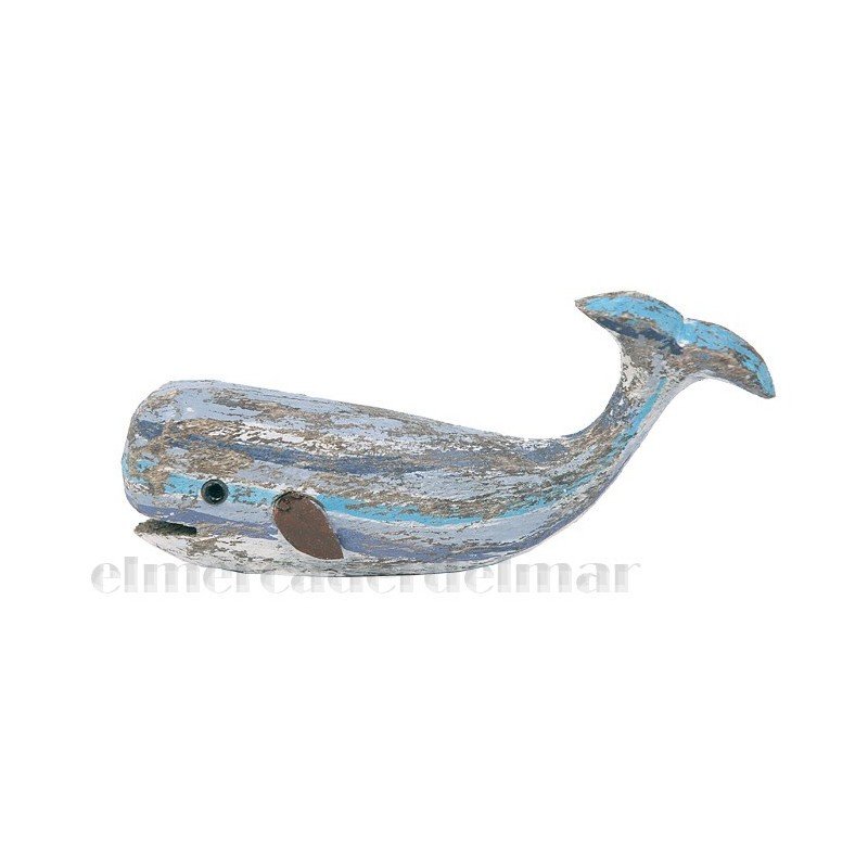 Ballena marinera de madera