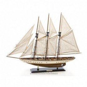 Maqueta de velero goleta Atlantic 2