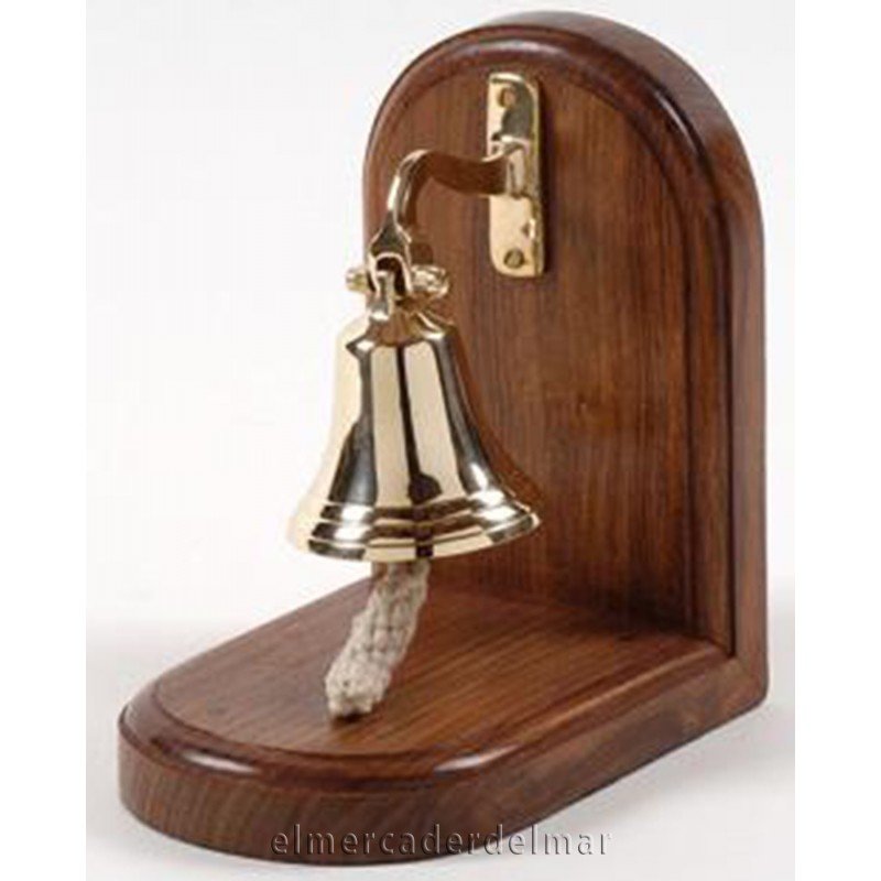 Sujetalibros náutico con CAMPANA MARITIMA de bronce