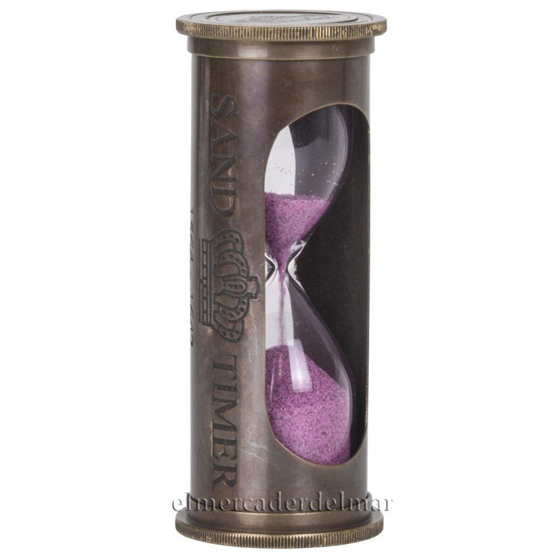 Reloj arena rosa