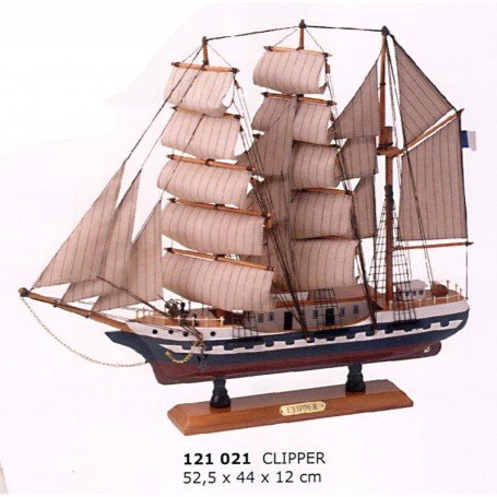 MAQUETA NÁUTICA VELERO CLIPPER