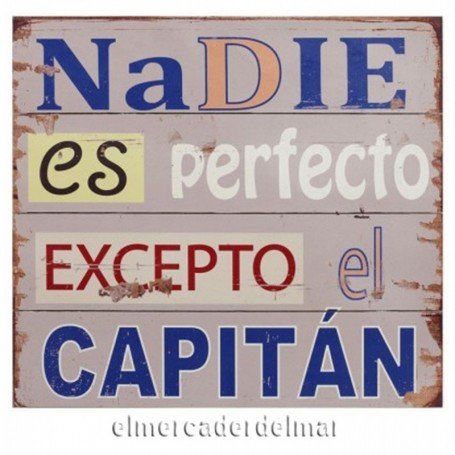 Placa náutica de madera