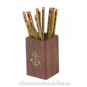 Lapicero náutico de madera