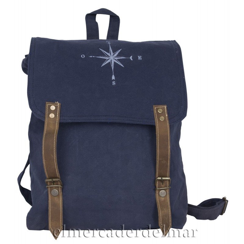 Mochila marinera rosa de los vientos