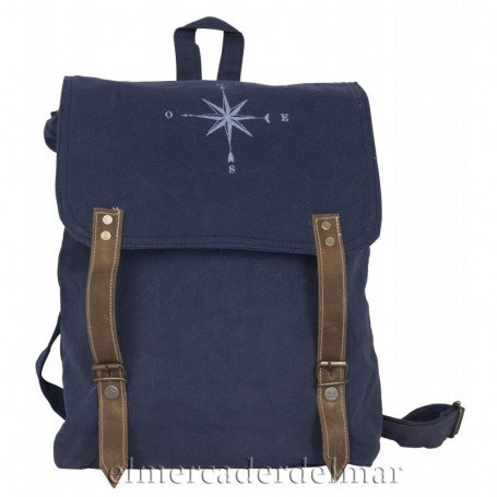 Mochila marinera rosa de los vientos Mochila marinera rosa de los vientos