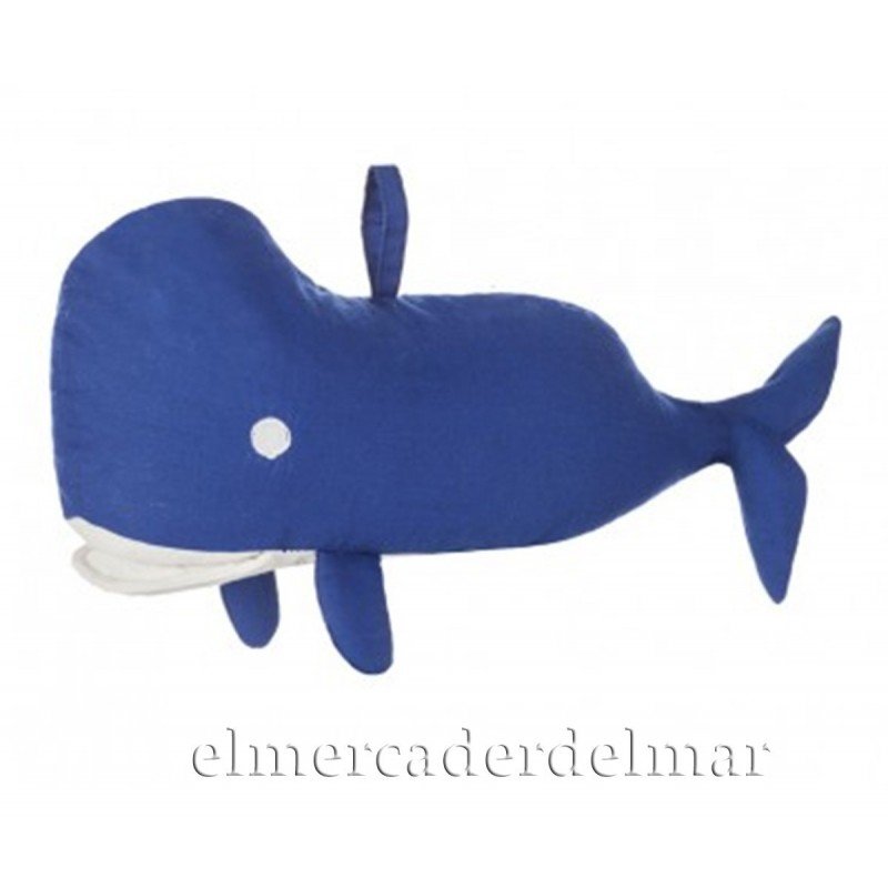 Ballena sujeta puertas