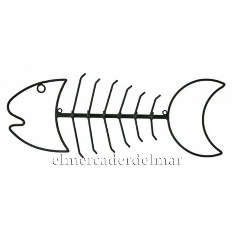 Colgador espina de pez marino