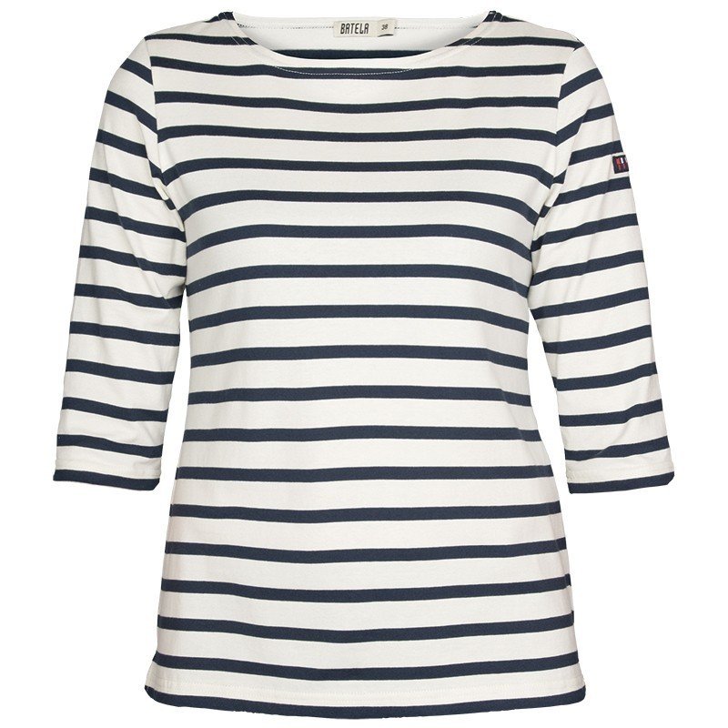 Camiseta de algodón náutica de mujer