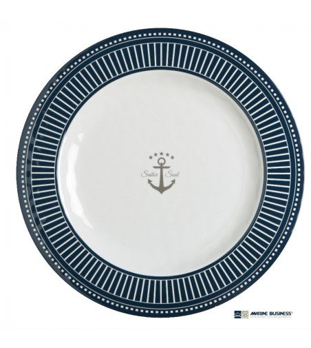 Plato plano marinero Sailor de melamina Decoracion Mar