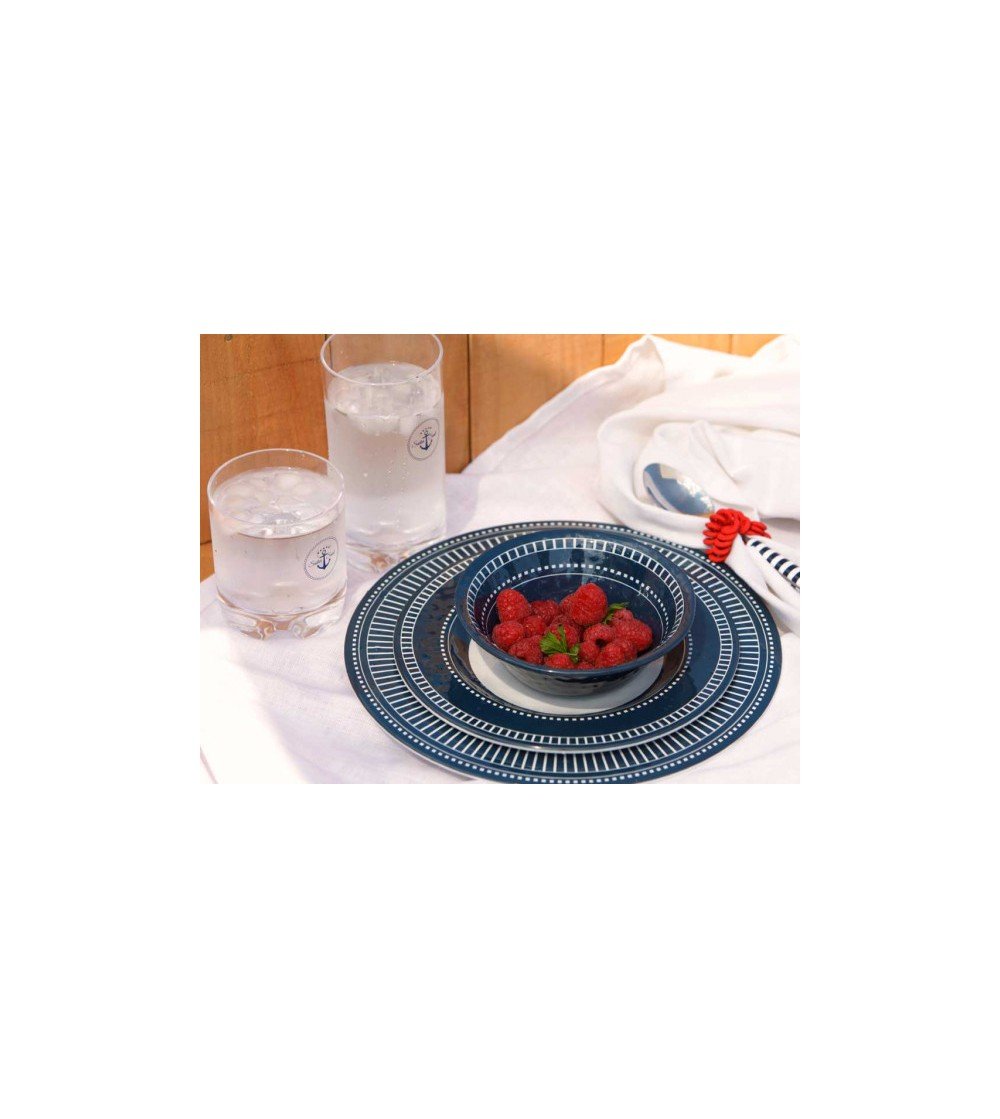 Plato plano marinero Sailor de melamina Decoracion Mar