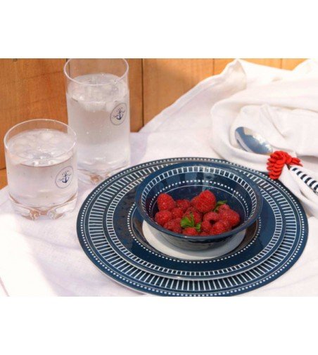 Plato plano marinero Sailor de melamina Decoracion Mar