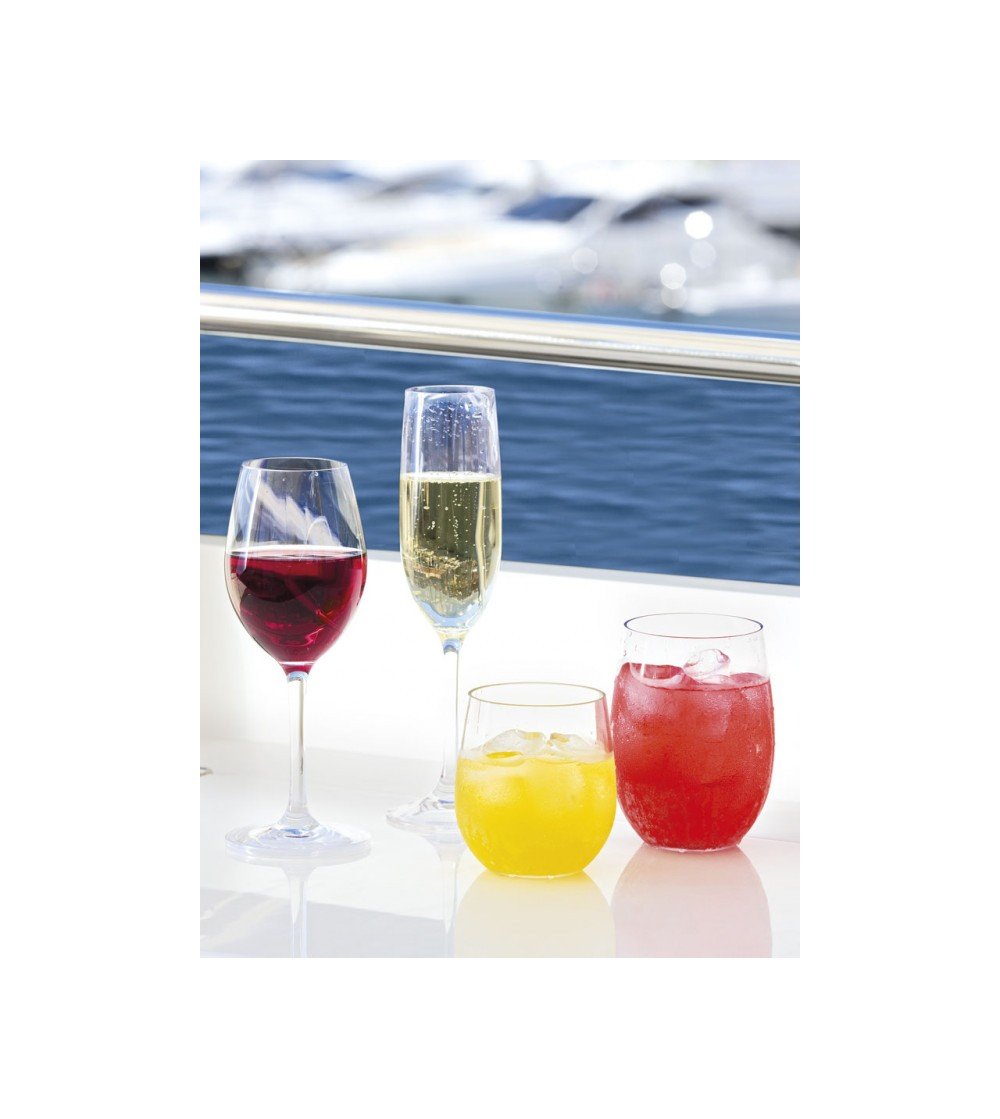 Copa de vino irrompible transparente Decoración Mar