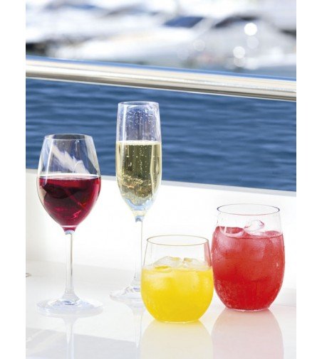 Copa de vino irrompible transparente Decoración Mar