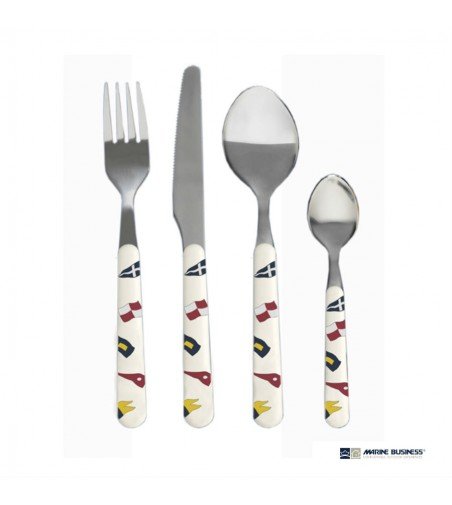 Juego de cubertería náutica irrompible Regata Decoración Mar