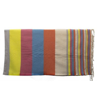 Pareo Fouta de Tejido Plano Modelo St. Tropez arco iris 1 m x 2 m
