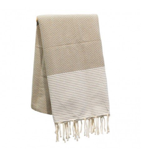Pareo Fouta de Tejido nido de abeja Modelo lili gris 1 m x 2 m Pareo Fouta de Tejido nido de abeja Modelo lili gris 1 m x 2 m