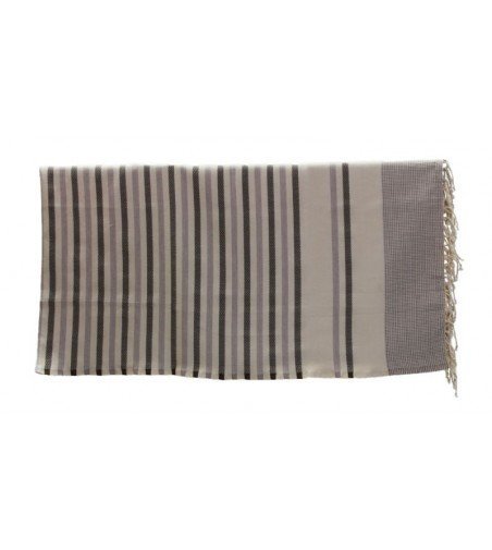 Pareo Fouta de Tejido jacquard modelo Pool natural en Decoración Mar  1 m x 2 m