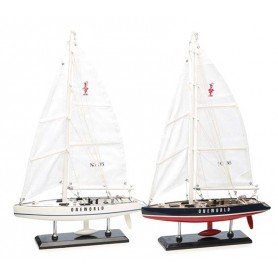 Maqueta de velero Copa América OneWorld en DecoracionMar.com