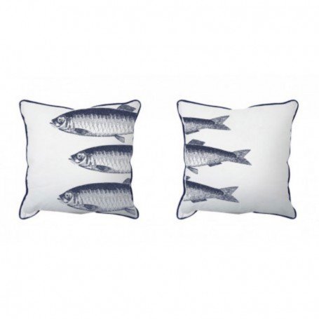 Cojines marineros con peces en decoracionmar.com