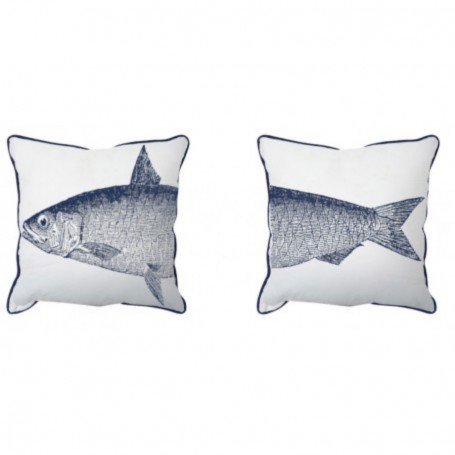 Cojines marineros con peces en decoracionmar.com